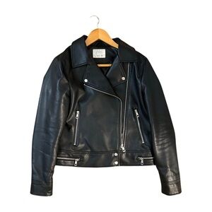 Zara Black Leather Jacket (Kids Size 13-14) – Pre-Owned, Like New